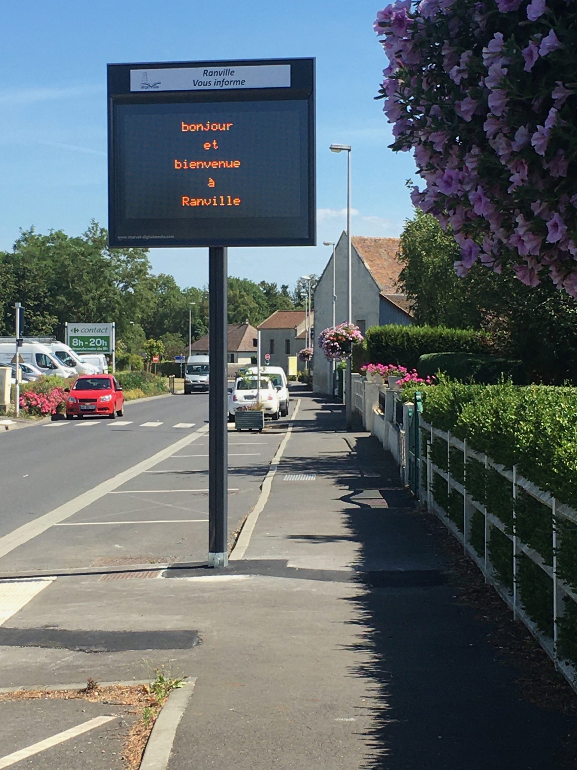 Panneau Messages Variables - Ranville - Site officiel de la ville