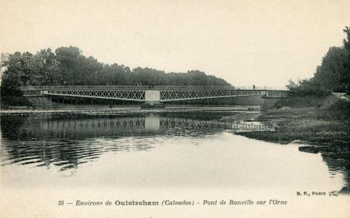 image D02 034R-Ranville -Pont de Ranville sur l'Orne