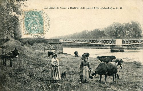 image L01 035R-Ranville - Les Bords de l'Orne - Carte postale du 06 09 05